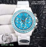 Clean Factory ROLEX Daytona Replica with Blue Dial 4130 Movement 40*12.4MM Watch